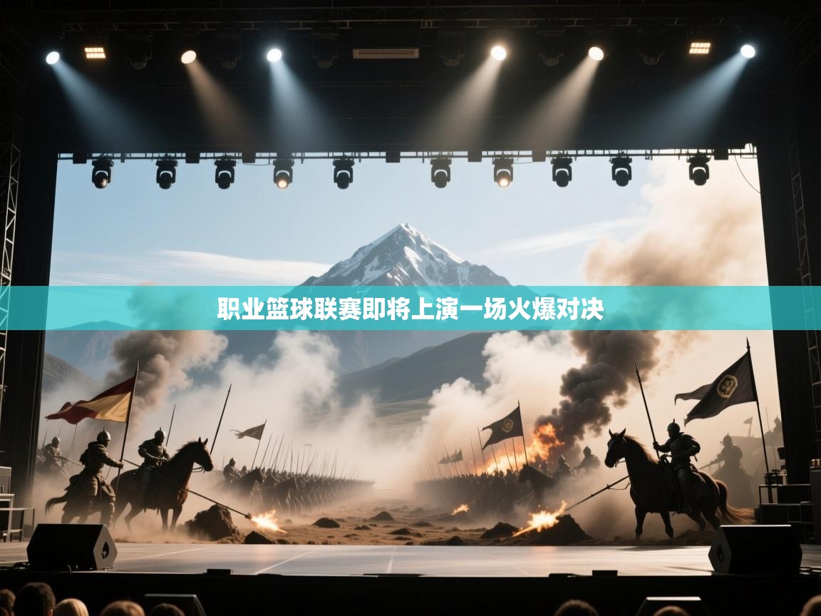 职业篮球联赛即将上演一场火爆对决